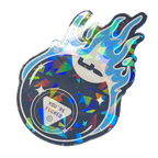 Unfortunate 8 Ball Holo Vinyl Sticker
