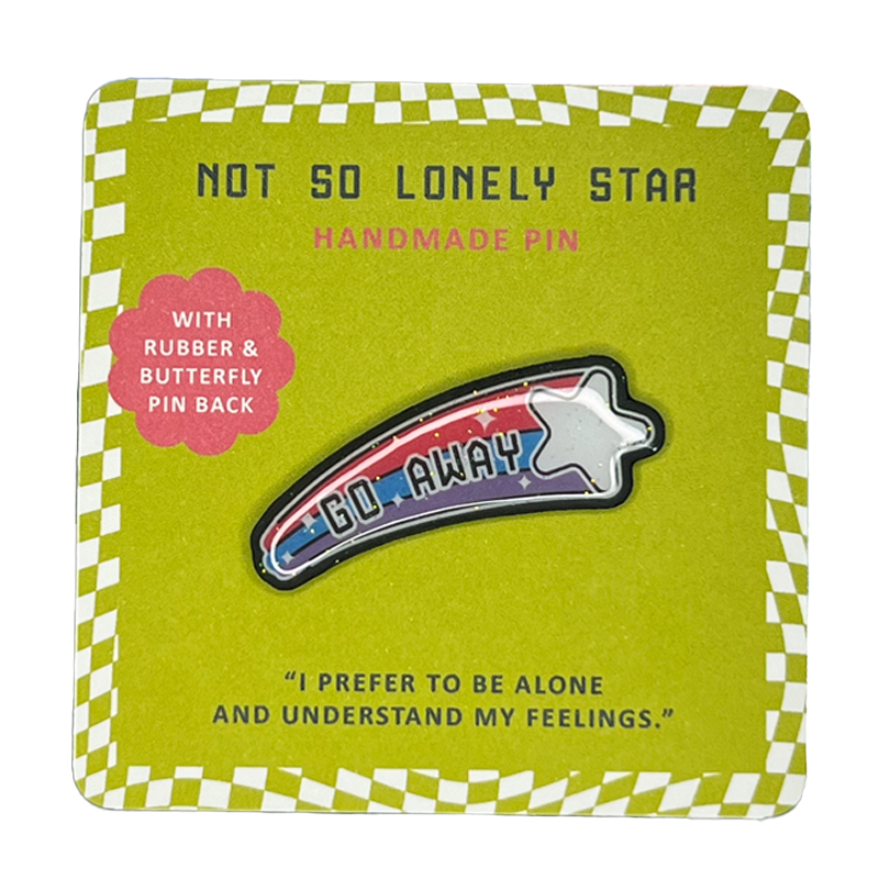 Not So Lonely Star Handmade Pin