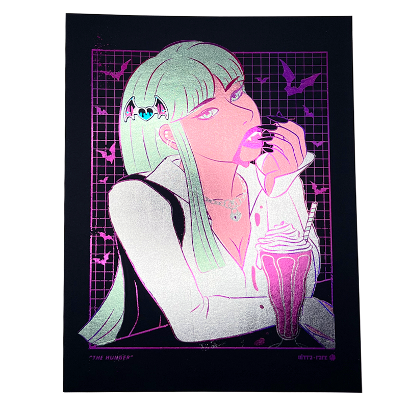 The Hunger Foil Art Print