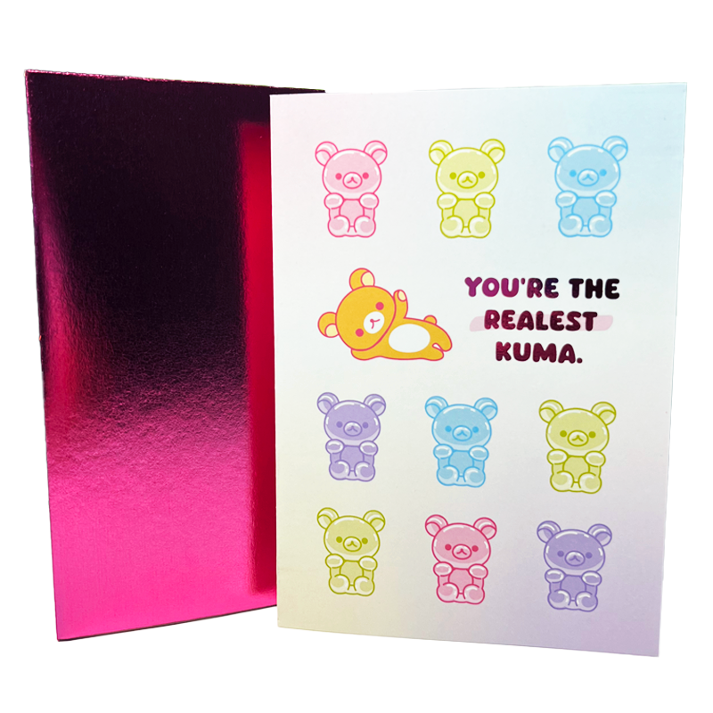 Realest Kuma Greeting Card