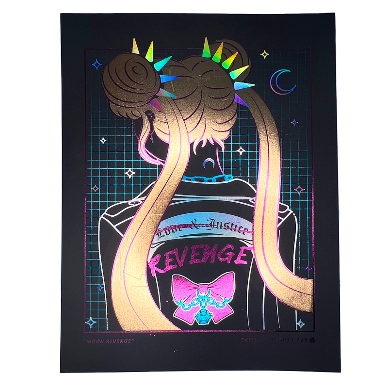 Moon Revenge Foil Art Print