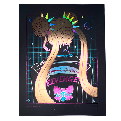 Moon Revenge Foil Art Print