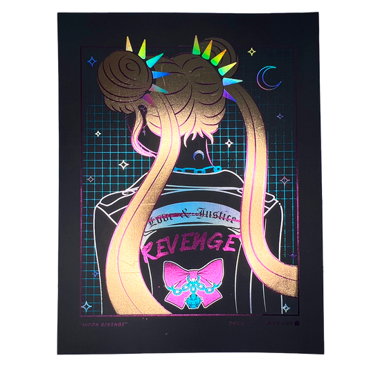 Moon Revenge Foil Art Print