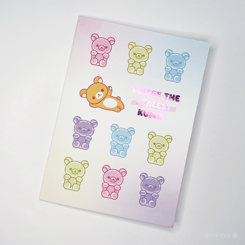 Realest Kuma Greeting Card