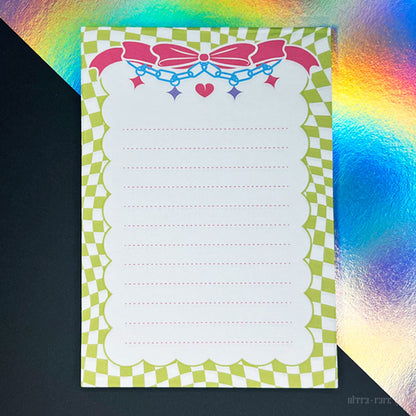 Checkered Notepad