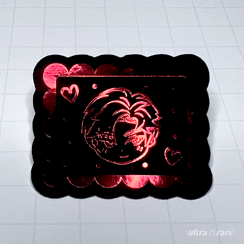 Sylus Framed Hearts Foil Vinyl Sticker