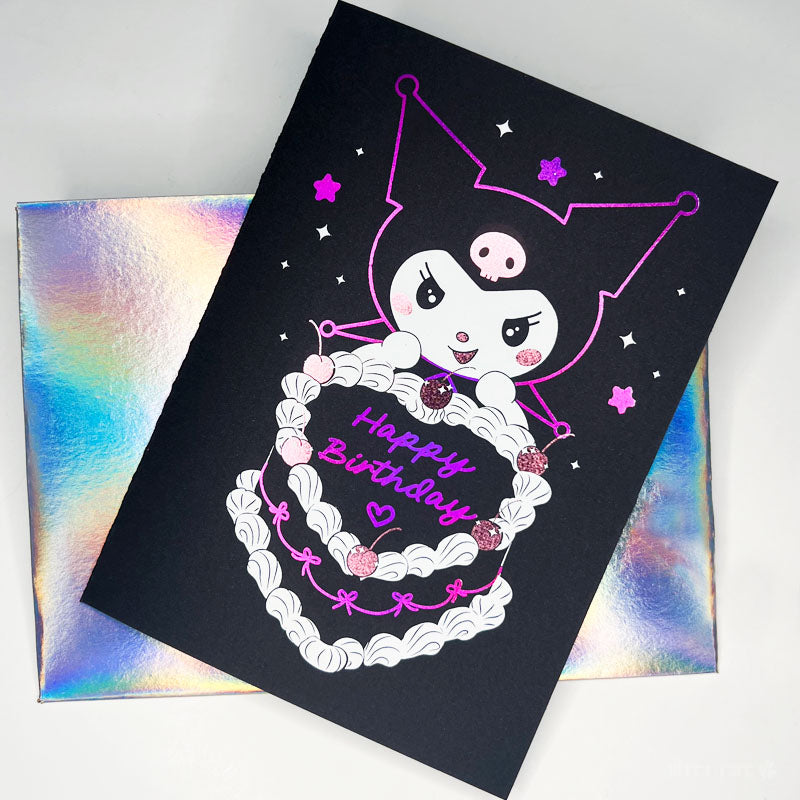 Baddie Birthday Greeting Card