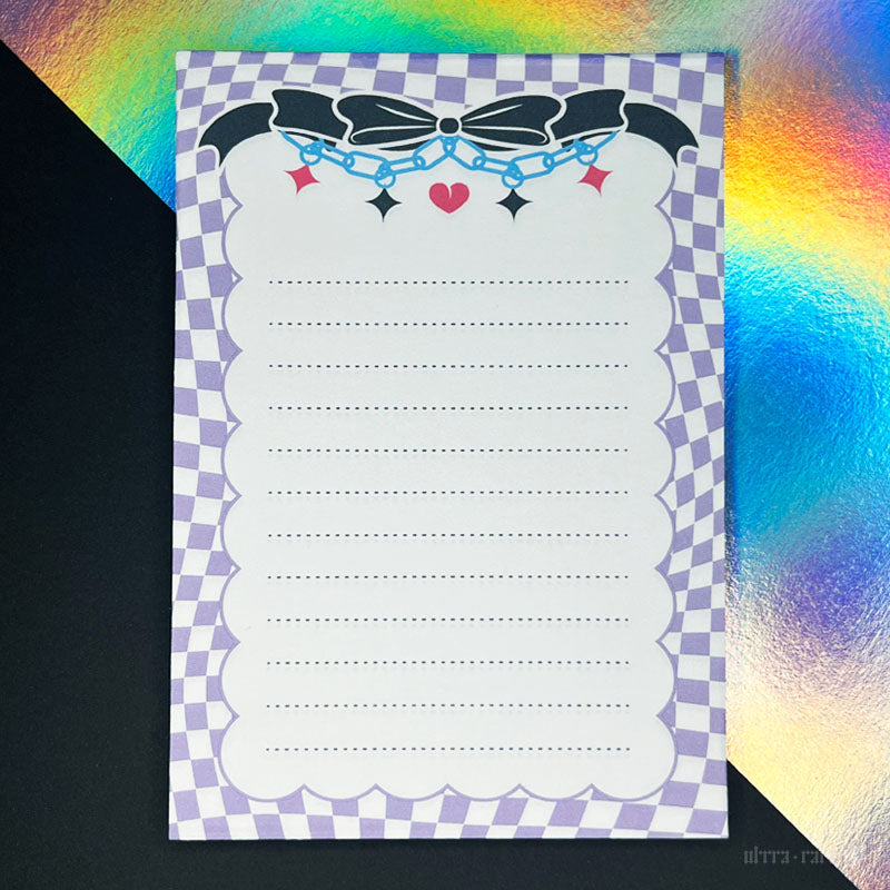 Checkered Notepad