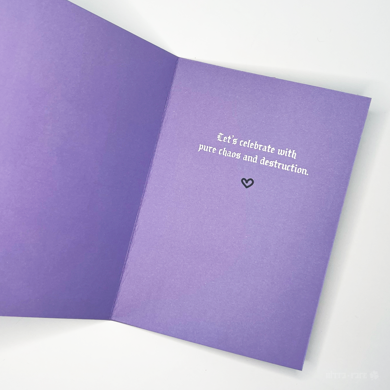 Baddie Birthday Greeting Card