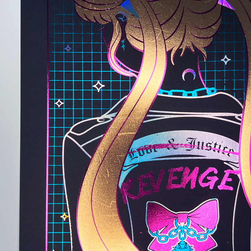 Moon Revenge Foil Art Print