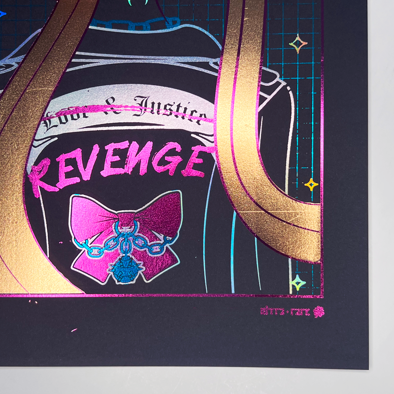 Moon Revenge Foil Art Print