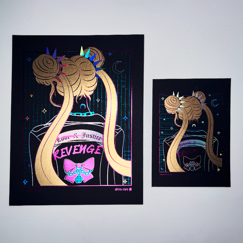Moon Revenge Foil Art Print