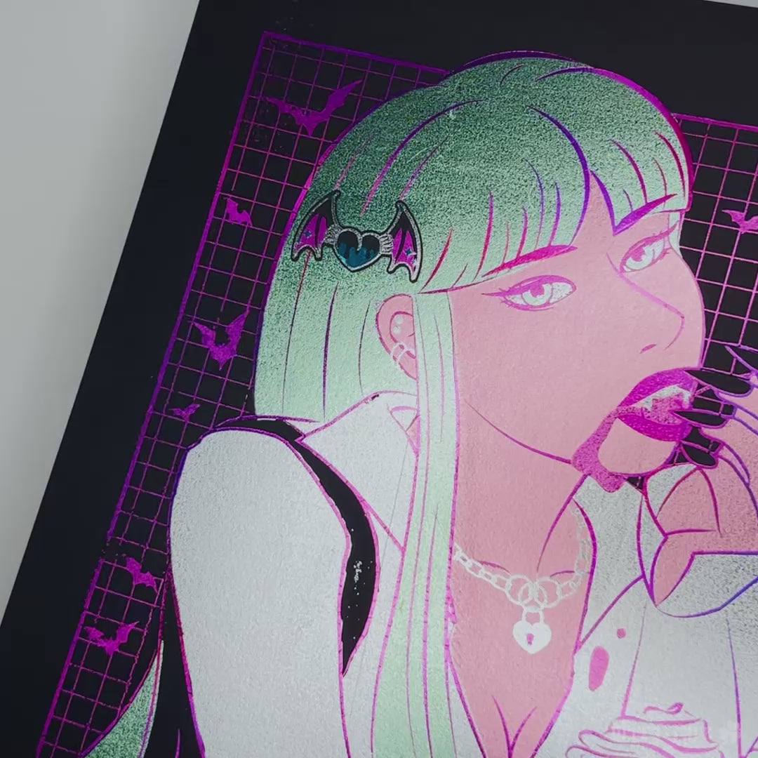 The Hunger Foil Art Print